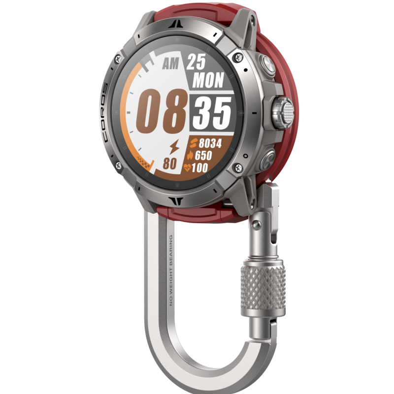 COROS VERTIX 2 Carabiner // WVTX2-BNR-RED Main Image